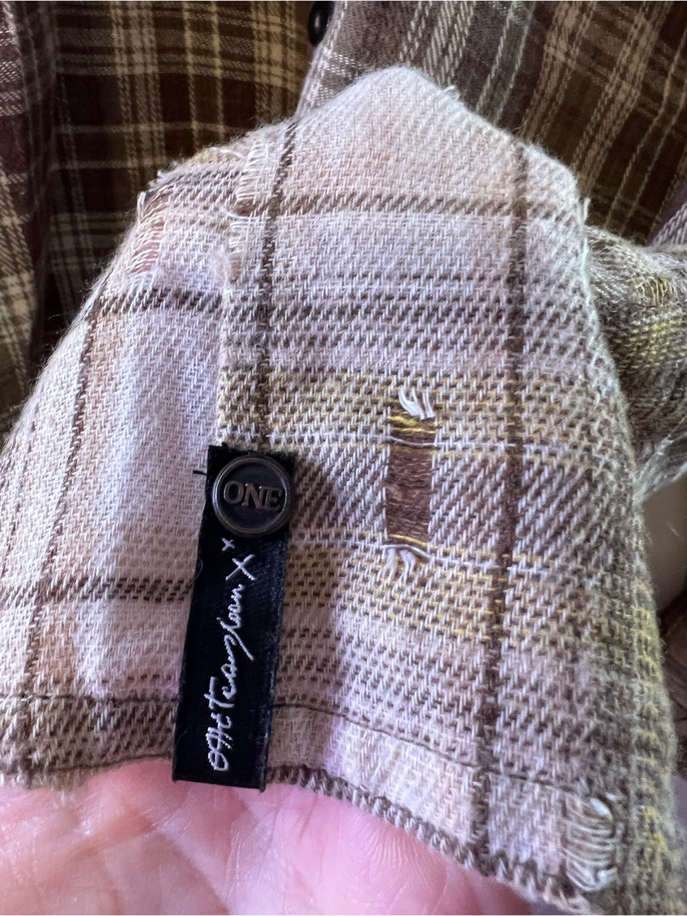 One Teaspoon Rodeo Rust Patchwork Flannel in Brown Pattern - Picture 10 of 14
